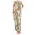 Hawaii Quilt Family Matching Tank Maxi Dress and Hawaiian Shirt Kakau Polynesian Pattern Gold Version LT01 Mom's Dress Gold - Polynesian Pride