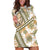 Hawaii Quilt Hoodie Dress Kakau Polynesian Pattern Gold Version LT01 Gold - Polynesian Pride