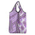 Hawaii Quilt Grocery Bag Kakau Polynesian Pattern Lilac Version