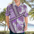 Hawaii Quilt Hawaiian Shirt Kakau Polynesian Pattern Lilac Version LT01 - Polynesian Pride