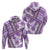 Hawaii Quilt Hoodie Kakau Polynesian Pattern Lilac Version LT01 - Polynesian Pride