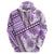 Hawaii Quilt Hoodie Kakau Polynesian Pattern Lilac Version LT01 - Polynesian Pride