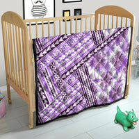 Hawaii Quilt Quilt Kakau Polynesian Pattern Lilac Version LT01 - Polynesian Pride