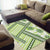 Hawaii Quilt Area Rug Kakau Polynesian Pattern Olive Green Version LT01 - Polynesian Pride