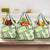 Hawaii Quilt Grocery Bag Kakau Polynesian Pattern Olive Green Version