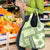 Hawaii Quilt Grocery Bag Kakau Polynesian Pattern Olive Green Version