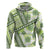 Hawaii Quilt Hoodie Kakau Polynesian Pattern Olive Green Version LT01 Pullover Hoodie Green - Polynesian Pride