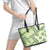 Hawaii Quilt Leather Tote Bag Kakau Polynesian Pattern Olive Green Version LT01 - Polynesian Pride