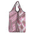 Hawaii Quilt Grocery Bag Kakau Polynesian Pattern Mauve Pink Version