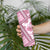 Hawaii Quilt Skinny Tumbler Kakau Polynesian Pattern Mauve Pink Version