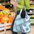 Hawaii Quilt Grocery Bag Kakau Polynesian Pattern Sky Blue Version