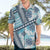 Hawaii Quilt Hawaiian Shirt Kakau Polynesian Pattern Sky Blue Version LT01 - Polynesian Pride