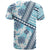 Hawaii Quilt T Shirt Kakau Polynesian Pattern Sky Blue Version LT01 - Polynesian Pride