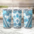 Hawaii Quilt Tumbler Cup Kakau Polynesian Pattern Sky Blue Version