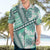 Hawaii Quilt Hawaiian Shirt Kakau Polynesian Pattern Teal Version LT01 - Polynesian Pride