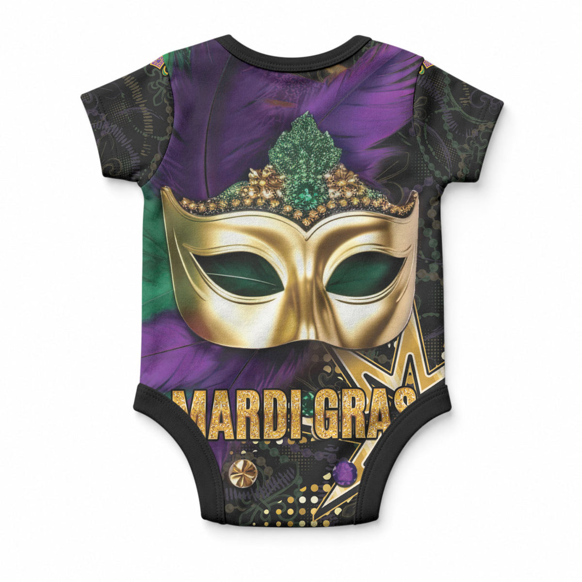 Let The Good Times Roll Mardi Gras Baby Onesie Special Version LT01 - Polynesian Pride
