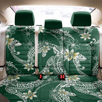 Polynesian Hawaiian Plumeria Tribal Pattern Back Car Seat Cover Green Version