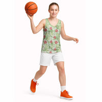 Anthurium Pikake Ti Leaf Palaka Basketball Jersey Green Version