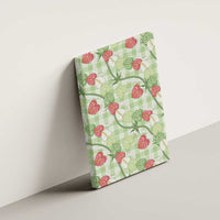 Anthurium Pikake Ti Leaf Palaka Canvas Wall Art Green Version