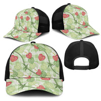 Anthurium Pikake Ti Leaf Palaka Mesh Trucker Cap Green Version