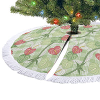 Anthurium Pikake Ti Leaf Palaka Tree Skirt Green Version LT01 - Polynesian Pride