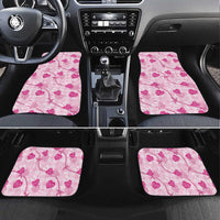 Anthurium Pikake Ti Leaf Palaka Car Mats Pink Version