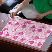 Anthurium Pikake Ti Leaf Palaka Puzzle Pink Version