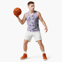 Anthurium Pikake Ti Leaf Palaka Basketball Jersey Purple Version