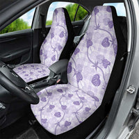 Anthurium Pikake Ti Leaf Palaka Car Seat Cover Purple Version