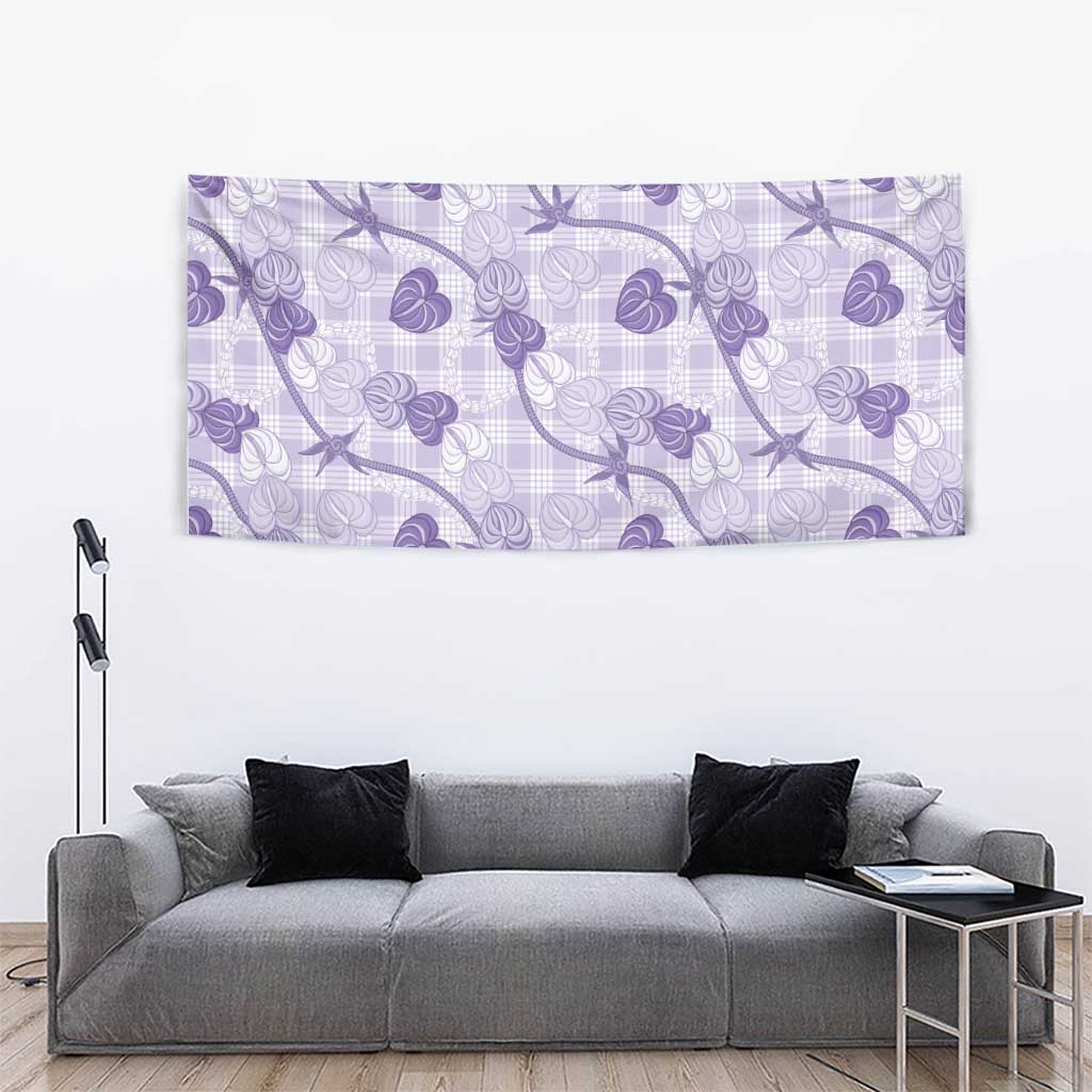 Anthurium Pikake Ti Leaf Palaka Tapestry Purple Version