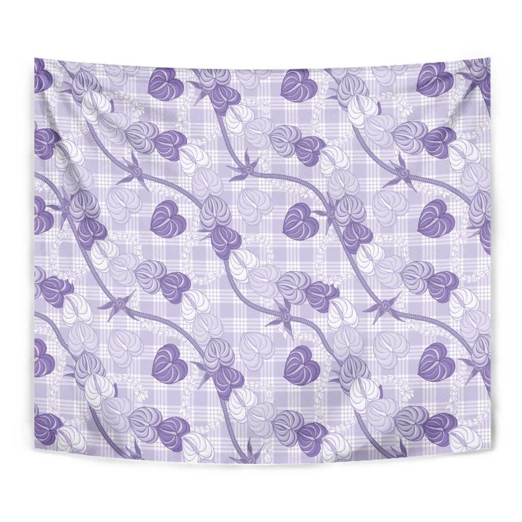 Anthurium Pikake Ti Leaf Palaka Tapestry Purple Version