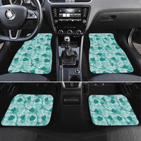 Anthurium Pikake Ti Leaf Palaka Car Mats Turquoise Version
