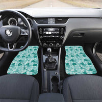 Anthurium Pikake Ti Leaf Palaka Car Mats Turquoise Version