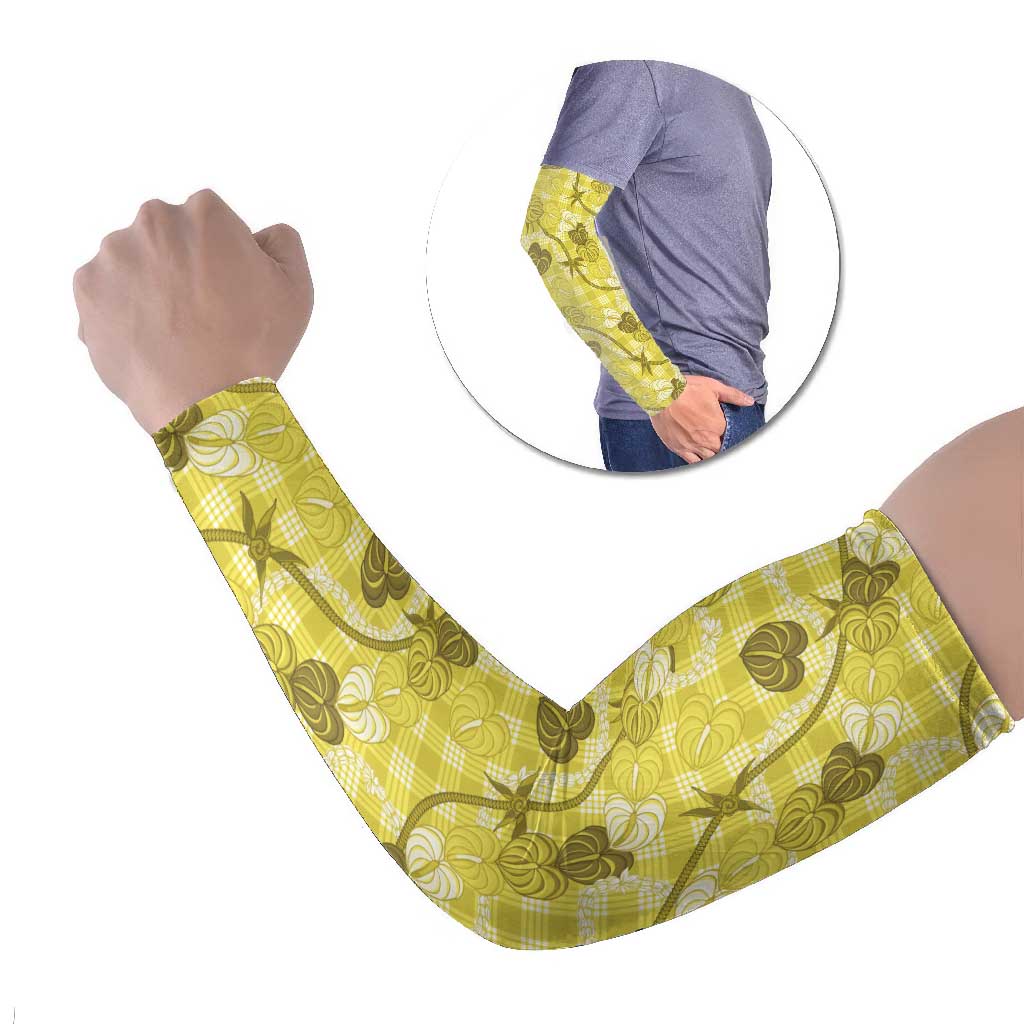 Anthurium Pikake Ti Leaf Palaka Arm Sleeves Yellow Version