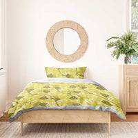 Anthurium Pikake Ti Leaf Palaka Bedding Set Yellow Version