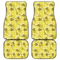 Anthurium Pikake Ti Leaf Palaka Car Mats Yellow Version