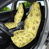 Anthurium Pikake Ti Leaf Palaka Car Seat Cover Yellow Version