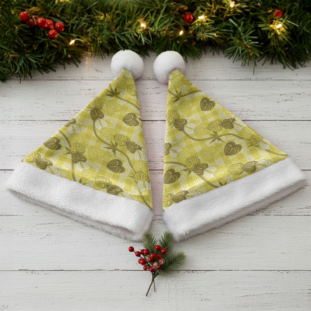 Anthurium Pikake Ti Leaf Palaka Christmas Santa Hat Yellow Version LT01 - Polynesian Pride