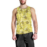 Anthurium Pikake Ti Leaf Palaka Men Tank Top Yellow Version
