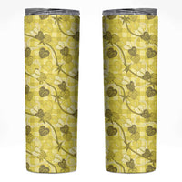 Anthurium Pikake Ti Leaf Palaka Skinny Tumbler Yellow Version