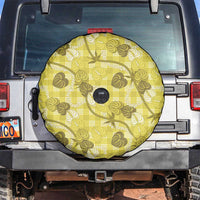 Anthurium Pikake Ti Leaf Palaka Spare Tire Cover Yellow Version