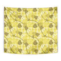 Anthurium Pikake Ti Leaf Palaka Tapestry Yellow Version LT01 - Polynesian Pride