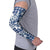 Hibiscus Pakala Cobalt Blue Royal Arm Sleeves Tropical Floral Stylized - Polynesian Pride