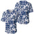 Hibiscus Pakala Cobalt Blue Royal Baseball Jersey Tropical Floral Stylized - Polynesian Pride
