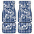 Hibiscus Pakala Cobalt Blue Royal Car Mats Tropical Floral Stylized - Polynesian Pride