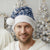 Hibiscus Pakala Cobalt Blue Royal Christmas Santa Hat Tropical Floral Stylized - Polynesian Pride