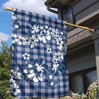 Hibiscus Pakala Cobalt Blue Royal Garden Flag Tropical Floral Stylized - Polynesian Pride