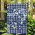 Hibiscus Pakala Cobalt Blue Royal Garden Flag Tropical Floral Stylized - Polynesian Pride