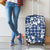 Hibiscus Pakala Cobalt Blue Royal Luggage Cover Tropical Floral Stylized - Polynesian Pride