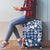 Hibiscus Pakala Cobalt Blue Royal Luggage Cover Tropical Floral Stylized - Polynesian Pride